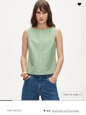 Jcrew poplin top